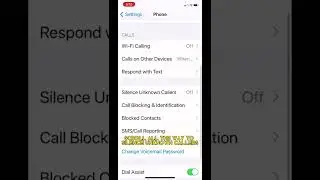 How to silence unknown callers☎️ #iphonehacks #iphonetricks #iphonetips