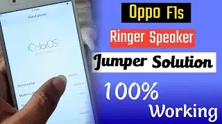 Oppo F1s Ringer Speaker Not Working Problem Solve With Jumper | Solution 100% Working Method |