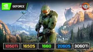Halo Infinite MP | GTX 1050 Ti | GTX 1650 SUPER | GTX 1660 | RTX 2060 SUPER | RTX 3060 Ti | R5 3600