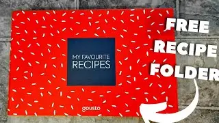 How to order a FREE Recipe Folder from Gousto