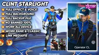 Script skin clint starlight • full effect voice • no password • pacth terbaru