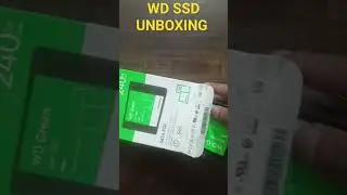 Unboxing Western WD SSD ||What's inside a box a WD green SSD ||@sainitechnical5048 #wd #ssd #viral