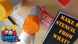 Make a Stencil from What?!! How to make a Stencil! Cheap! Easy! No Special Software!