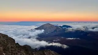 Sunset at HALEAKALA National Park! Kalahaku Overlook