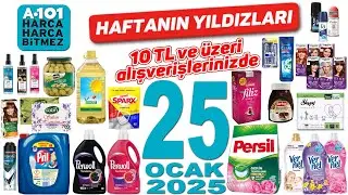 A101 25 OCAK 2025 | A101 HAFTALIK İNDİRİM KATALOĞU | DETERJAN VE GIDA İNDİRİMLERİ | A101 BU HAFTA