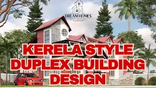 DUPLEX BUILDING DESIGN - Kerala Style house
