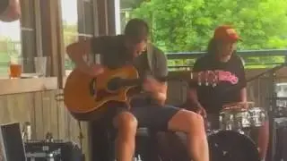Greg Carroll w/ Joey Belladonna's Chief Big Way playing Heartbreaker/Eruption SOLO on ACOUSTIC!!!