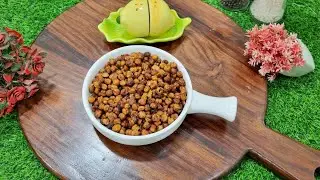Crunchy Roasted Chickpeas | BHUNA CHANA Recipe| How to make Roasted CHANA in oven| بھنہ چنا