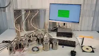 National Manufacturing Risograph Yeast Solution Absorbance Meter Photometer Power On and Test