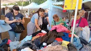 45.Барахолка в Париже. Нашла люкс. Делаю примерку. #secondhand #барахолка