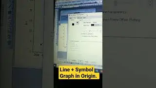 OriginPro : How to draw Line + Symbol Graph | plot in Origin?