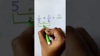 Fraction trick || #shorts #short #mathstricks #shortvideo #trending