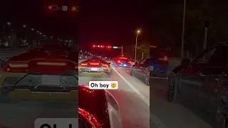 This guy cannot see the Lambo 😳 