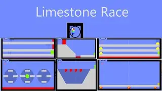 9 Marble Race Ep. 4: Limestone Race (by Algodoo)