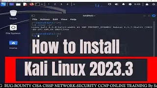 How To Download and  Install Kali Linux 2023.3 | Kali Linux 2023.3 | kali linux virtualbox