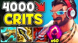 WTF? GRAVES BLASTS YOUR WHOLE HEALTH BAR WITH ONE BULLET (MEGA CRIT BUILD)