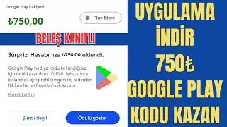 LOG IN TO THE APPLICATION TO GET 750₺ GOOGLE PLAY CODE - free Google play code 2025
