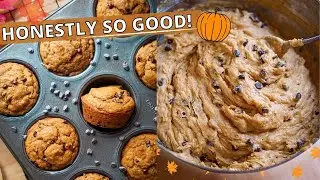Best Ever Pumpkin Muffins Recipe 🎃 How to Make Fluffy Vegan Pumpkin Bread / Muffins for Fall