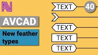 AVCAD - AVCAD for CAD - New feather types