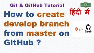 How to create any branch in GitHub from master using GIT ? | Create Branch in GitHub | Hindi