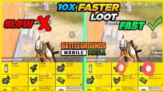 10X Loot Faster  😱 | Bgmi Tips And Trick | Battlegrounds Mobile India Tips And Tricks #3