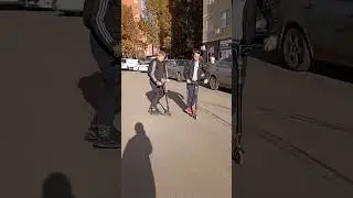 трюки на самокате 