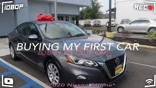 Come With Me To Buy My First Car 💕 *VLOG* 2020 Nissan Altima 😍