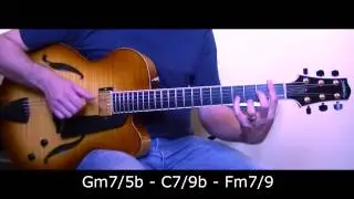 Cadências IIm - V7 - I7M e IIm7/5b - V7 - Im7  -