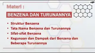 Materi KD 3.10 Menganalisis Struktur, Tata Nama, Sifat, dan Kegunaan Benzena dan Turunannya