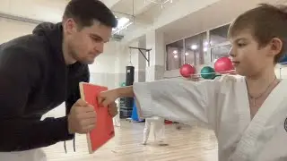 Продолжаем тренировать Ап Чаги + Разбивание доски