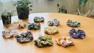 簡単！すぐ出来ちゃうシュシュ作り方, Easiest Way ! How to make Scrunchies,Easy Sewing Tutorials,Diy