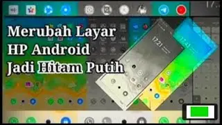 MERUBAH LAYAR HP ANDROID JADI HITAM PUTIH