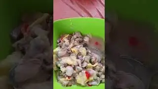 Most Satisfying Kilawing fresh Talaba with Red wine 