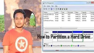 Hard drive partition on computer  ? কম্পিউটার এ হার্ড ড্রাইভ পার্টিশন কিভাবে করতে হয় ? TECHNOLOGY BD