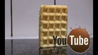 waffle falling but its edited like a 2009 ytp