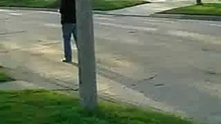 Sarah runs.
