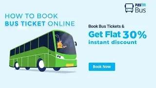 Paytm Se Bus Ticket Book Kare Or 150/- Ka Instant Discount Paye | Paytm Bus Ticket Booking