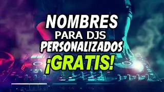 🔥GRABA TUS VOCES DE DJ GRATIS 🎧 RAGALAMOS NOMBRES PARA DJS PERSONALIZADOS 