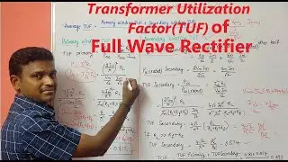 Transformer Utilization Factor of Full Wave Rectifier