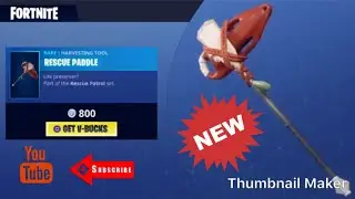 Fortnite Rescue Paddle Harvesting Tool