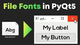 How to use a File Font in PyQt5
