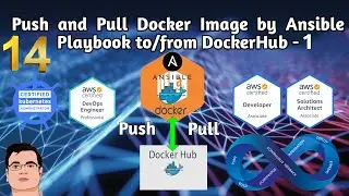 DevOps - Part 14 - Push and Pull Docker Image by Ansible Playbook to/from Docker hub. Episode  - 1