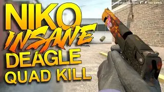 Niko quad kill vs GODSENT (mousesports vs GODSENT) | DreamHack Masters Malmö