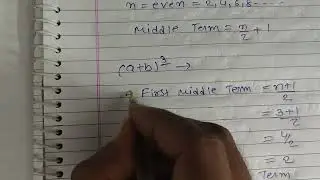 Unit 3 Binomial Theorem