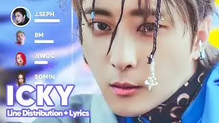 KARD - ICKY (Line Distribution + Lyrics Karaoke) PATREON REQUESTED