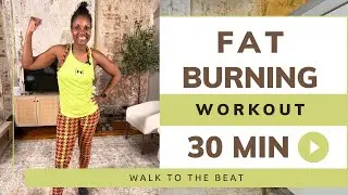 30 Minute FAT BURNING Workout | Walk to the Beat | Indoor Walk