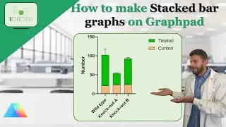 How to make a Stacked Bar Chart on Graphpad Prism 