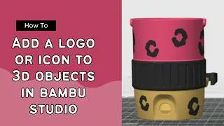 How To Add an SVG Icon to 3D Object in Bambu Studio