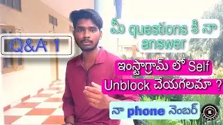 Instagram Q&A Episode 1 | My Answers To YouTube Comments @krishnatech411