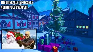 The Literally Impossible North Pole Escape Map!!! (Fortnite)